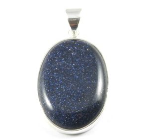 Blue Goldstone Pendant ~ Item B