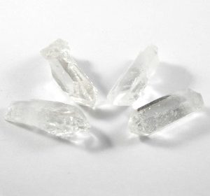 Crystal Gridding Points ~ Set of 4 Clear Quartz Points ~ Item B
