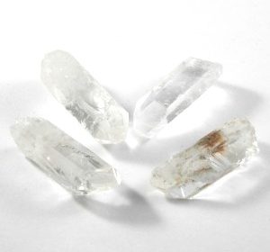 Crystal Gridding Points ~ Set of 4 Clear Quartz Points ~ Item C