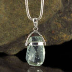 ENTIA - Natural Prasiolite Pendant - ULTRA RARE