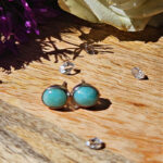 Amazonite Stud Earrings - Item B