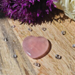Rose Quartz Heart - AAA Grade