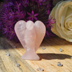 AAA Grade Rose Quartz Angel - 50mm