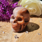 PRE LOVED * Australian Jasper (Mookaite) Skull - 50mm