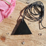 Shungite Grade A - Triangular Pendant