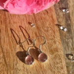 Strawberry Quartz Earrings - RARE - Item E