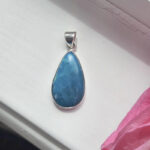 Andean Blue Peruvian Opal Pendant - AA Grade - Item D