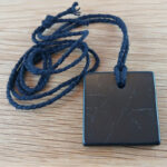 Shungite Grade A - Square Pendant - Item A