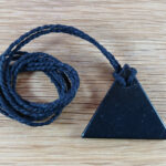 Shungite Grade A - Triangular Pendant
