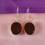Elite Noble Shungite - Sterling Silver Earrings - Item D