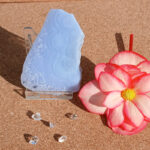 Blue Lace Agate Slice - Item A