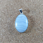 Blue Lace Agate Pendant - Item E