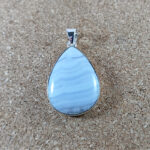 Blue Lace Agate Pendant - Item C