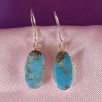 Sleeping Beauty Turquoise Earrings - Item C