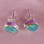 Sleeping Beauty Turquoise Earrings - Item D