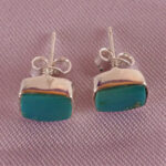 Sleeping Beauty Turquoise Earrings - Item E