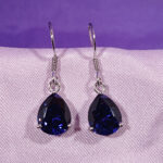 Siberian Tanzanite drop earrings - Item E