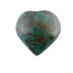 Chrysocolla Polished Heart - Item B