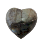 Labradorite Medium-sized Hand Carved Heart - Item D