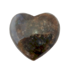 Labradorite Medium-sized Hand Carved Heart - Item F