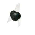 Labradorite small Hand Carved Heart - Item B