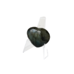 Labradorite small Hand Carved Heart - Item C