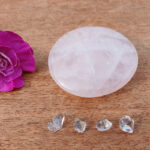 Rose Quartz Palmstone - Item C