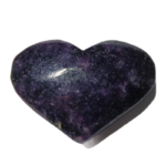 Lepidolite Polished Heart - Medium - Item C