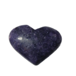 Lepidolite Polished Heart - Medium - Item D