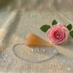 Orange Calcite pendulum - Item A