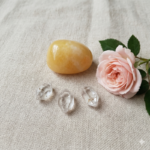 Orange Calcite Pebble - Item E
