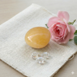 Orange Calcite Pebble - Item H