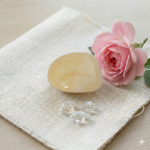 Orange Calcite Pebble - Item J