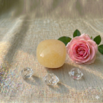 Orange Calcite Pebble - Item A