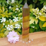 Golden Yellow Fluorite Point - Item A