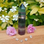 Rainbow Fluorite Point - Item B