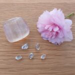 Clear / Rainbow Fluorite Pebble - Item N
