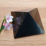 Shungite Grade A - 73mm Pyramid - Item D