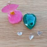 Malachite Heart Pendant - Item A
