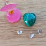 Malachite Heart Pendant - Item B