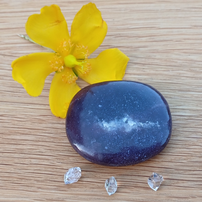 Lepidolite Palmstone - Item B