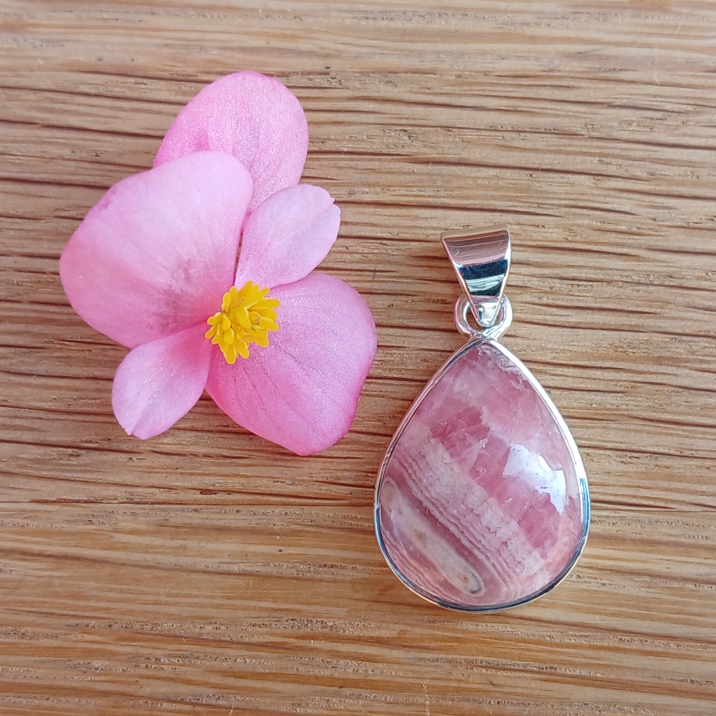 Rhodochrosite Pendant - AAA Grade - Item A