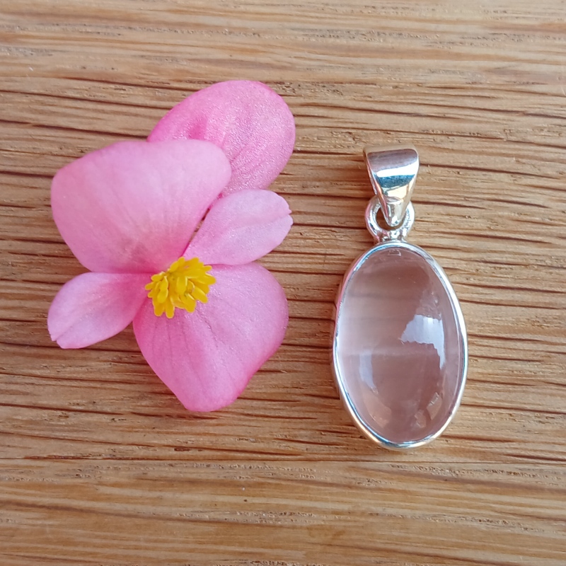 Rose Quartz Pendant - Item B
