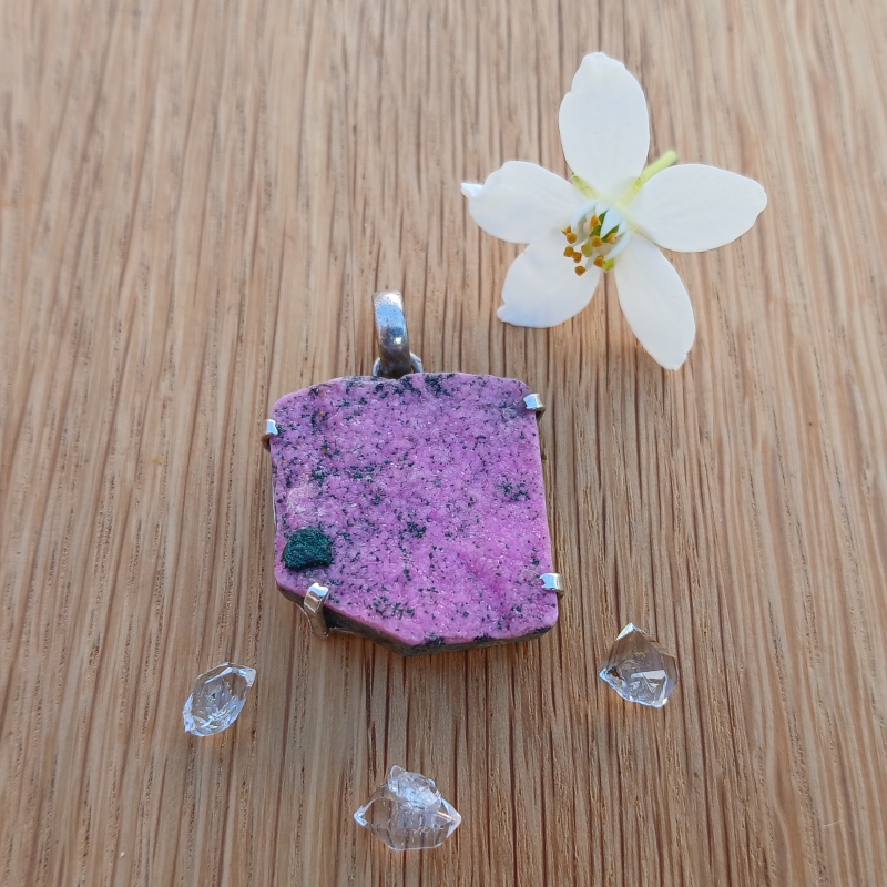 Pre-Loved Cobaltoan Calcite Pendant - RARE - Item A