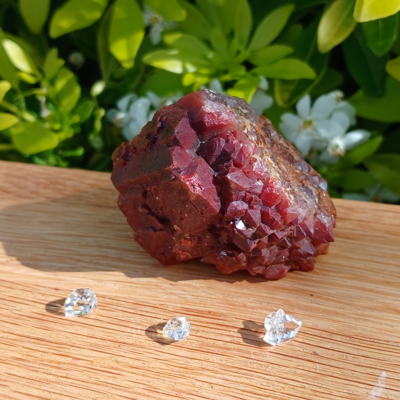 Hematite Quartz with Jasper stunning one-off piece